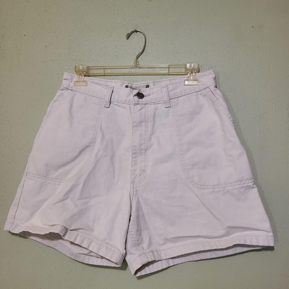 Vintage Wrangler for Women Flat Front Cargo Shorts Womens 8 Bone Long Rise